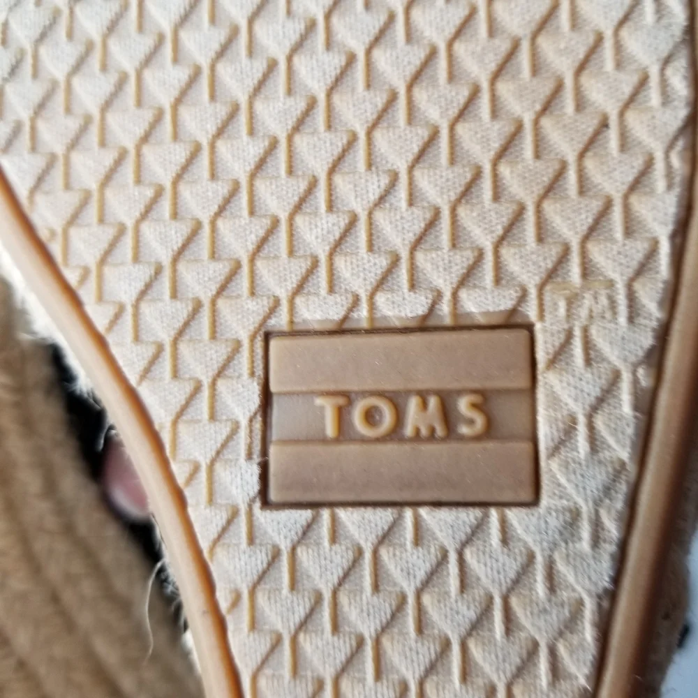 Toms Monica Espadrille Wedge Heel Sandals
